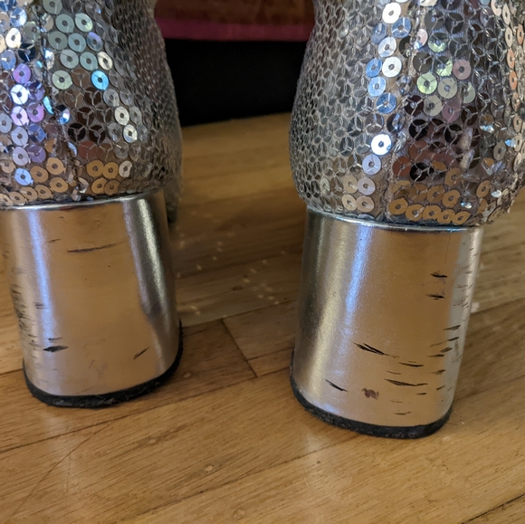 Silver Go-Go/Disco Boots - Picture 5 of 5